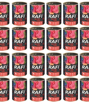 Pakiet Rafi PIES z WOŁOWINĄ 12x800G -D.N.