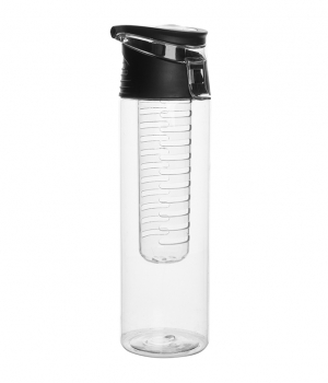 Butelka plast. z wkładem 0,7L czarna - Tadar
