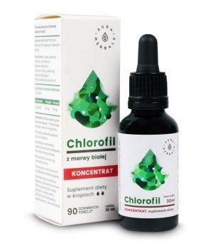 Chlorofil z morwy białej 30ml Aura Herbals