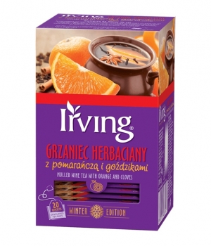 Grzaniec herbaciany z pomarańczą i goździkami 20 torebek - Irving