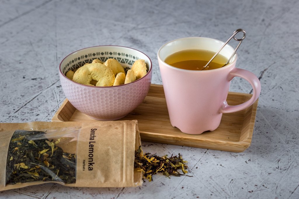 Herbata sencha lemonka 50g - herbata zielona