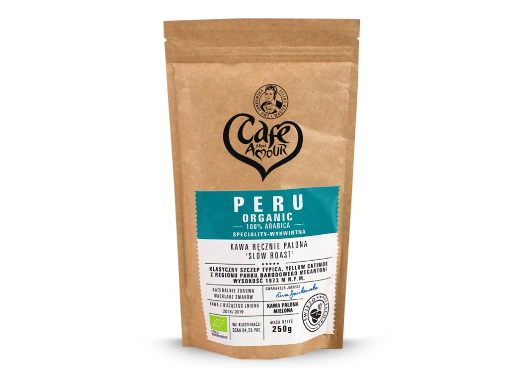 Kawa palona mielona 250g Peru