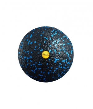 Piłka do masażu 8cm czarno-niebieska