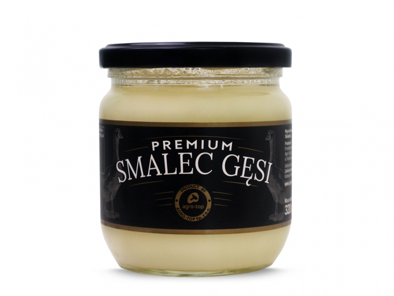 Smalec Gęsi 320g Agro-top, smalec gęsi właściwości, na hemoroidy Smalec Gęsi 320g Agro-top, smalec gęsi właściwości, na hemoroidy
