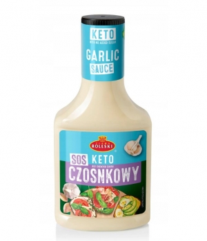 Sos czosnkowy keto bez dodatku cukru 280g 