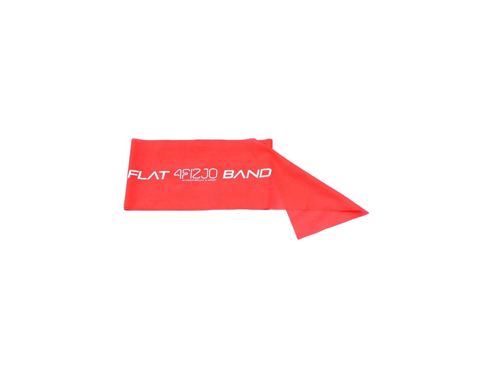 Taśma rehabilitacyjna Flat Band czerwona 0,2mm