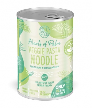 Veggie pasta noodle puszka 220g DIET-FOOD