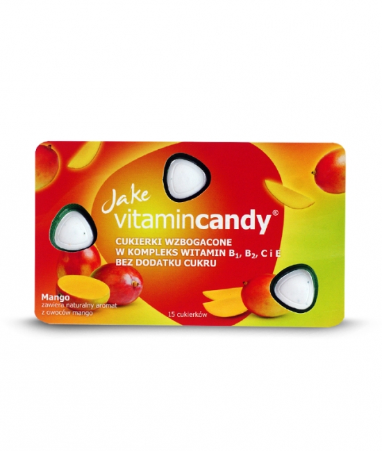 Cukierki witaminowe mango 18g Jake VitaminCandy