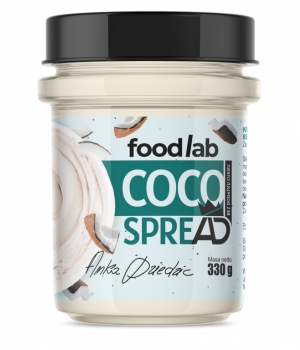 Krem kokosowy bez dodatku cukru 330g COCO SPREAD Anka Dziedzic
