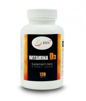 Witamina D3 120 tabletek, niedobór witaminy D3