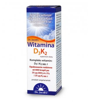 Witamina D3K2 20ml Dr. Jacob's