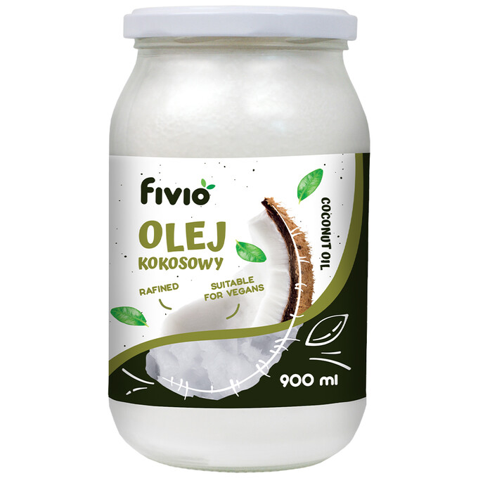 Olej kokosowy rafinowany 900ml