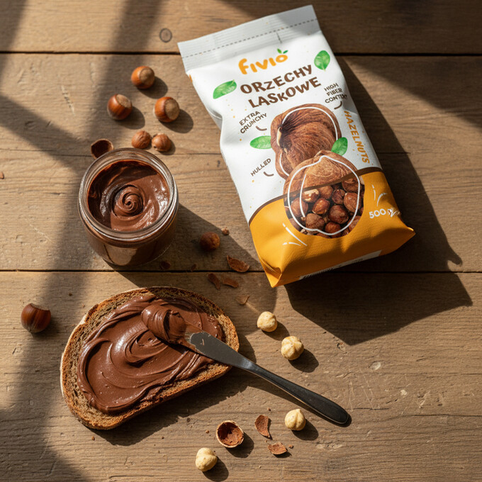 Orzechy laskowe łuskane 500g