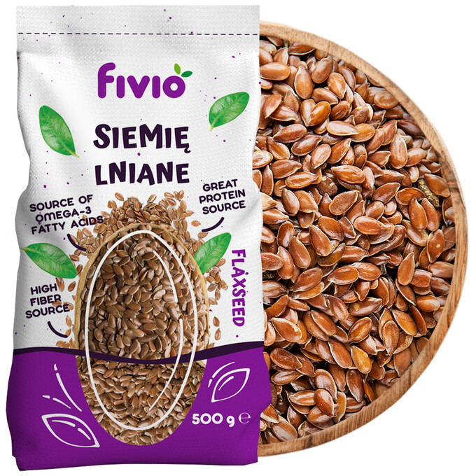 Siemię lniane 500g