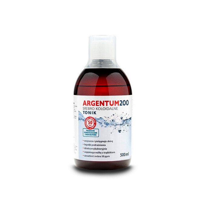 Srebro koloidalne TONIK 50ppm 500ml
