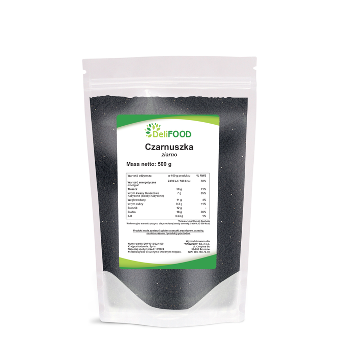 Czarnuszka nasiona 500g