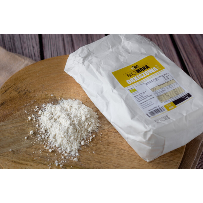 BIO Mąka orkiszowa typ 650 jasna - 1kg