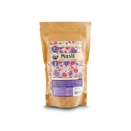 Musli owsiane bezglutenowe o smaku truskawkowym 500g
