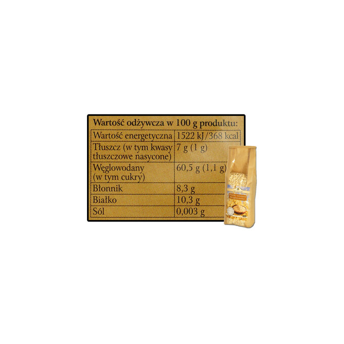 Płatki owsiane bezglutenowe JUMBO 500g