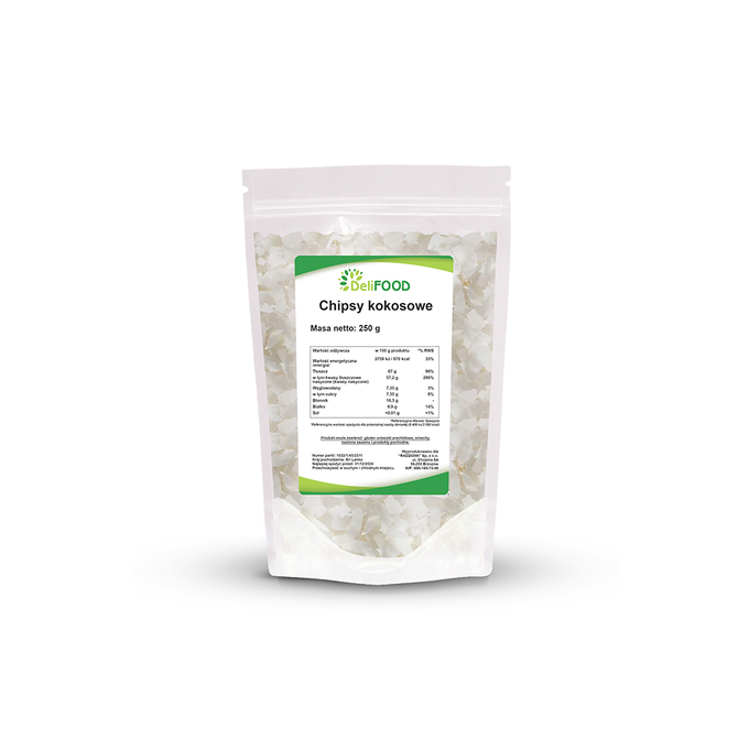 Chipsy kokosowe 250g