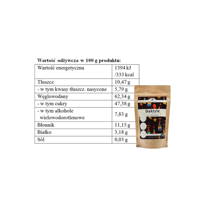 Daktyle w czekoladzie 140g