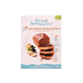 BIO Chlebek bananowy z chia 400g Zdrowo Namieszane