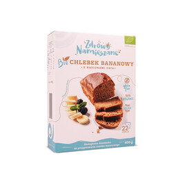 BIO Chlebek bananowy z chia 400g Zdrowo Namieszane