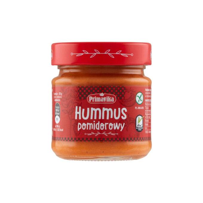 Hummus pomidorowy pasta kanapkowa 160g