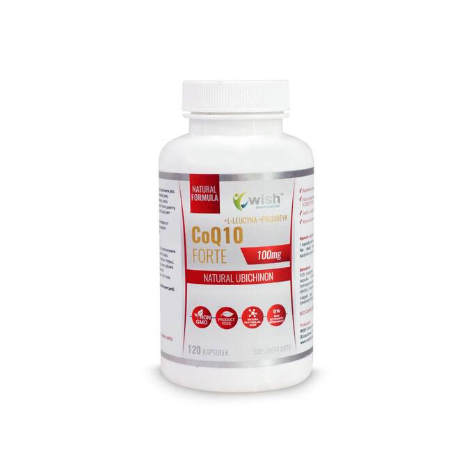 Coenzyme Q10 Forte 100mg - 120 kapsułek WISH