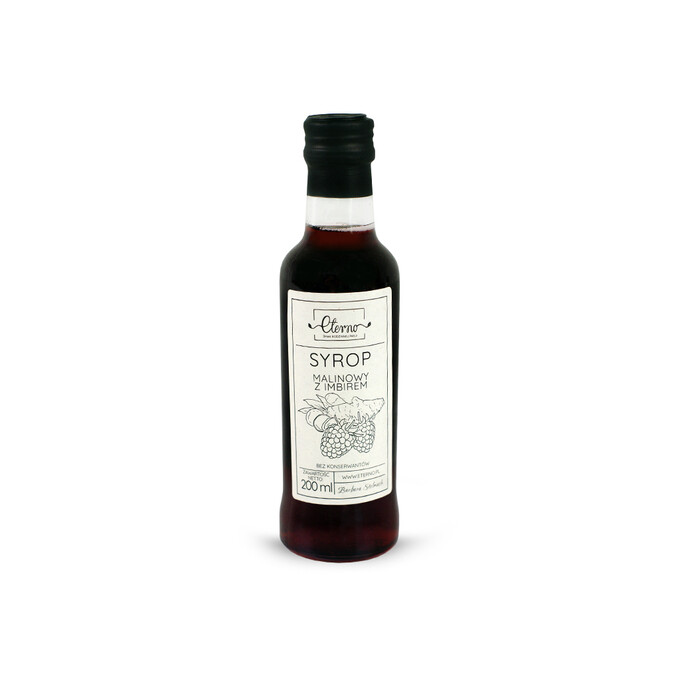 Syrop malinowy z imbirem 200ml