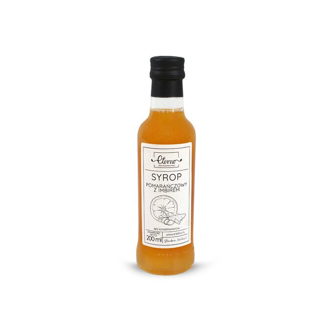Syrop pomarańczowy z imbirem 200ml