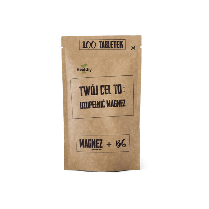 Magnez + B6 - uzupełnij magnez 100 tabletek