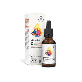 Witamina C dla dzieci krople 30ml Aura Herbals