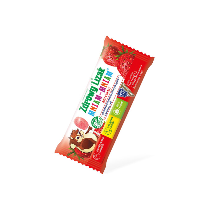 Lizak truskawka 6g Zdrowy Lizak