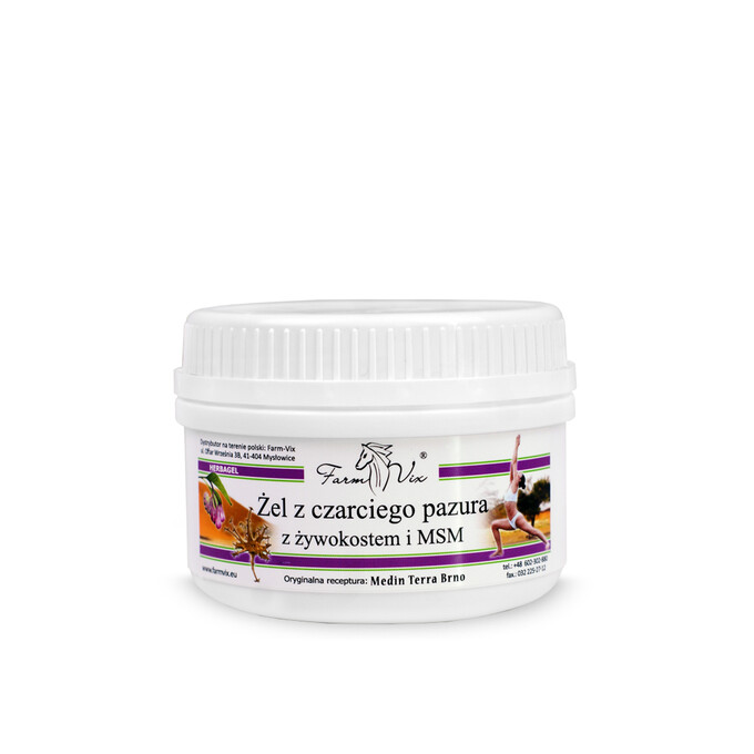 Żel z czarciego pazura z żywokostem i MSM 350g