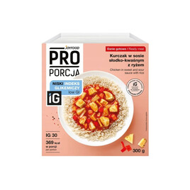 Danie gotowe kurczak w sosie słodko-kwaśnym z ryżem PROporcja 300g