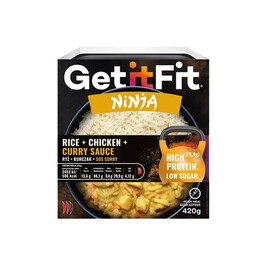 Danie gotowe ryż z kurczakiem w sosie curry Get it fit NINJA 420g