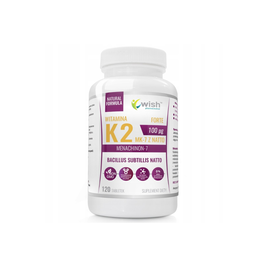 Witamina K2 MK-7 z natto 100mcg 120 Tabletek