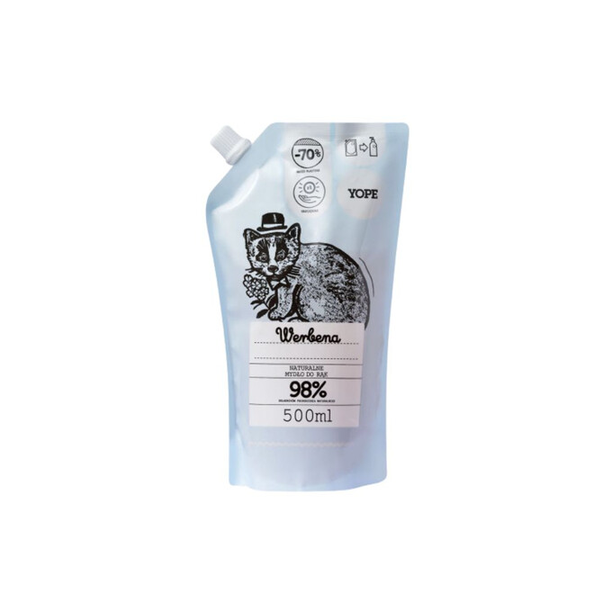 Mydło naturalne w płynie werbena refill 500ml