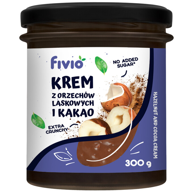 Krem Orzech Laskowy i Kakao Crunchy 300g