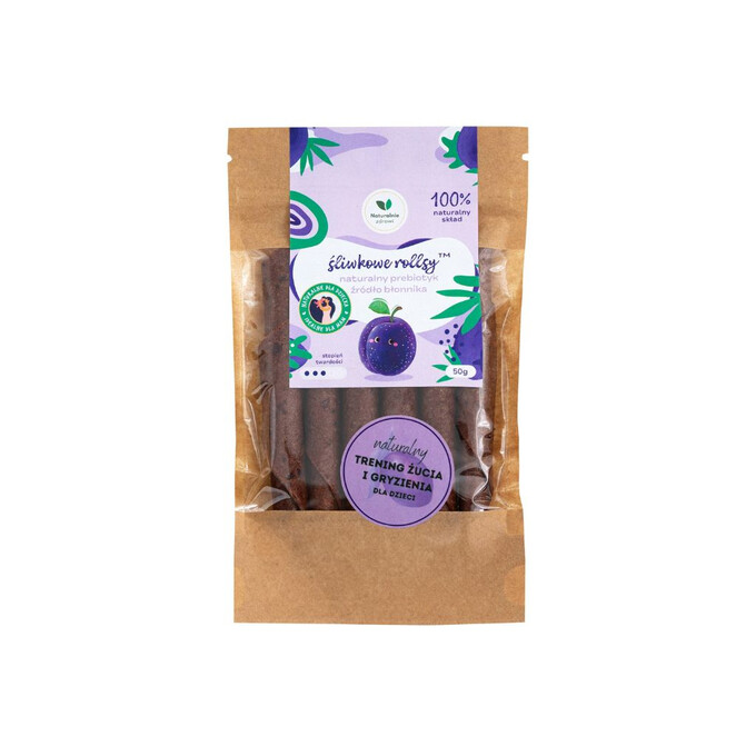 Śliwkowe rollsy z inuliną 50g