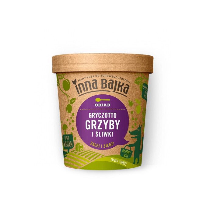 Danie obiadowe GRYCZOTTO grzyby i śliwki 70g