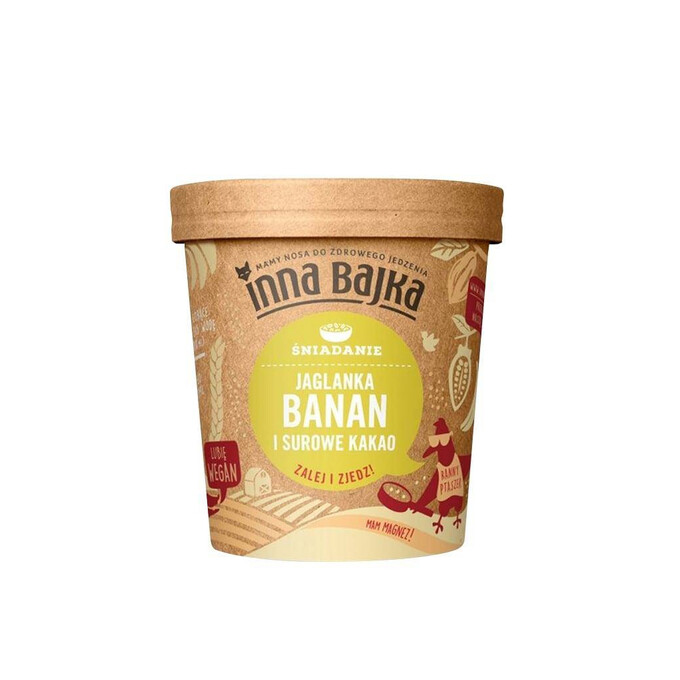 Jaglanka banan i surowe kakao 65g