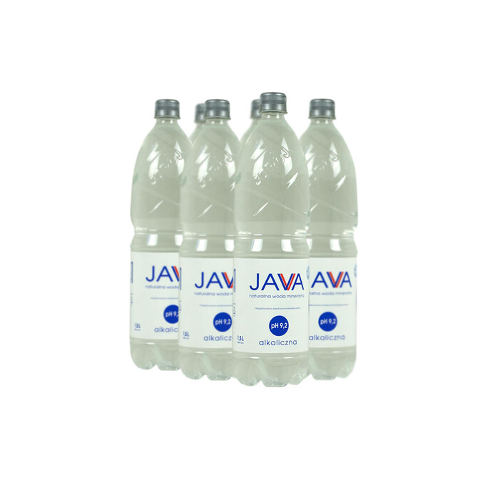 6 x Woda alkaliczna JAVA 1,5l