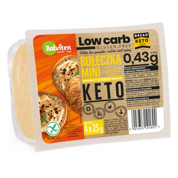 Bułeczki z sezamem bezglutenowe 100g