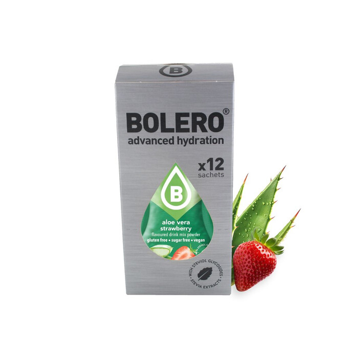 Napój w proszku box Bolero aloe vera truskawka 3g x 12szt