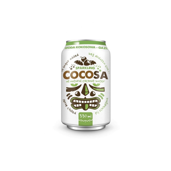 Woda kokosowa gazowana naturalna COCOSA 330ml