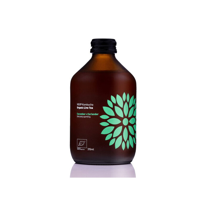 BIO kombucha ogórek kolendra 330ml