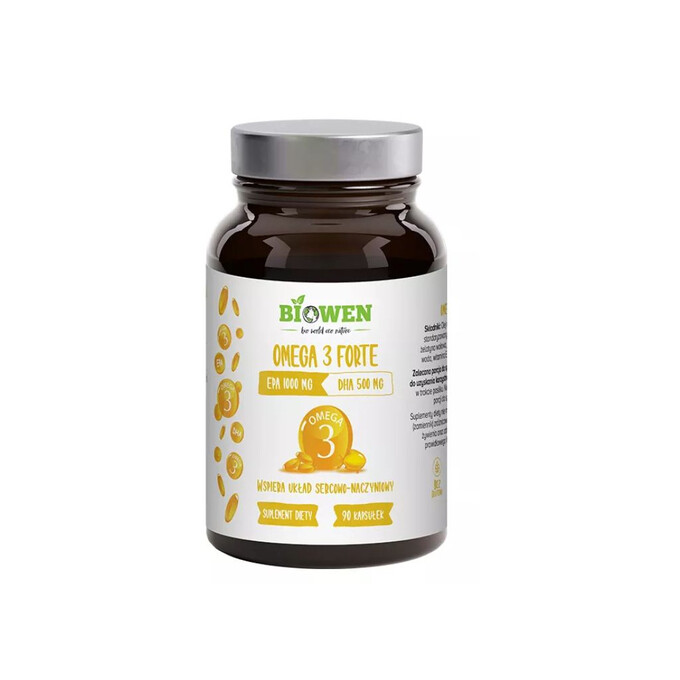 Omega 3 Forte 1000mg EPA, 500mg DHA 90 kapsułek