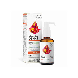 Witamina D3 4000IU z witamina K2 z olejem MCT w kroplach 50ml